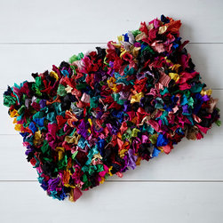 Multi-coloured Rag Rug - Floor Rugs
