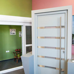 Hurricane Impact Modern Front Entry Doors - Front Doors