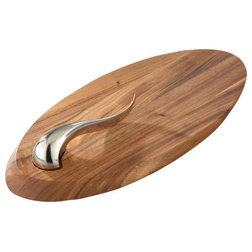 Contemporary Cheese Boards And Platters by nambe