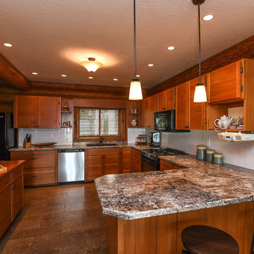 Occupied Home Staging - Waterfront Home - Kitchen/Dining After