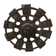 Mogul Interior - Consigned Antique Charkha Spinning Wheel From Golden Era of Mahatma Gandhi - Decorative Objects And Figurines