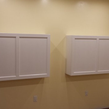 Entertainment center & murphy desk