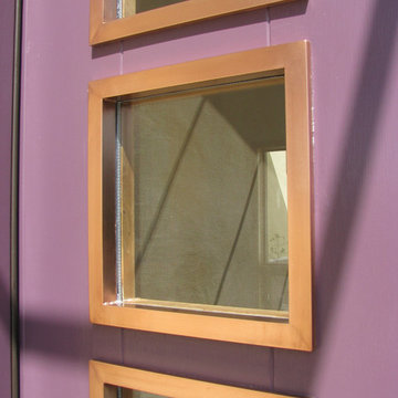copper trimmed windows