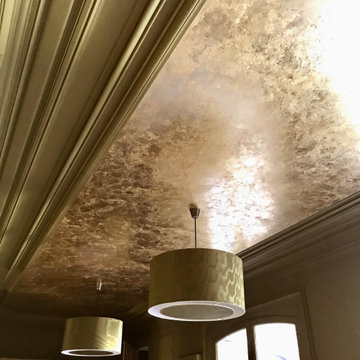 Plafond en or froissé