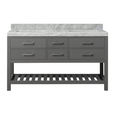 83 Inch Bathroom Vanity silkroad exclusive travertine top 83-inch double sink vanity 83 Inch Bathroom Vanity silkroad exclusive travertine top 83-inch double sink vanity