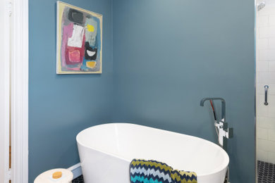 Inspiration for an eclectic bathroom remodel in Philadelphia