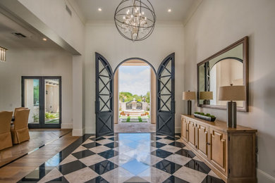 Entryway - mediterranean entryway idea in Phoenix