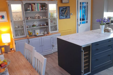 Large kitchen replacement with island