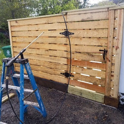 Cottage Wood Fence - Horizontal - Home Fencing And Gates