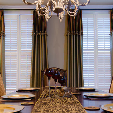 Drapes, Dining Room, Providence at Atlanta National, Milton GA