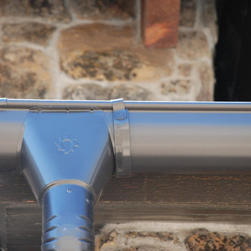 Aluminum Half round seamless gutters
