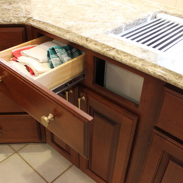 Cambria Nevern Countertops with Galley Workstation ~ Medina, OH