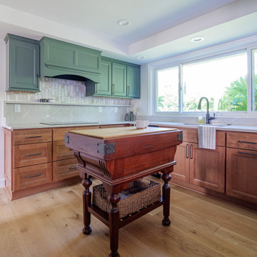 Two Tone Kitchen Remodel