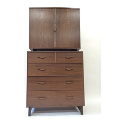 Walnut Tall Dresser - Chests of Drawers