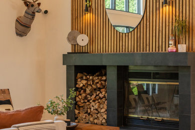 Living room - living room idea in Denver