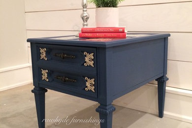 Hand-Painted Ornate End Table
