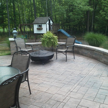 Colored Stamped Concrete Patio's