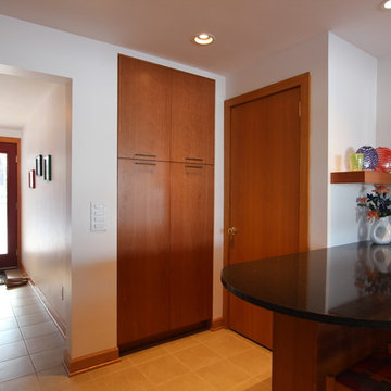 Built in Pantry Maximizes Kitchen Storage