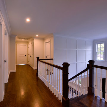 Transitional brick house
