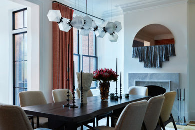 Inspiration for a modern dining room remodel in DC Metro