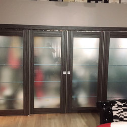 Private Residence - Custom Interior Doors Gray Oak 2 - Interior Doors