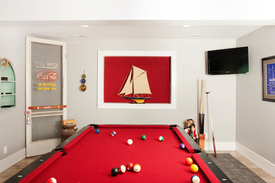 Family room - transitional family room idea in Salt Lake City