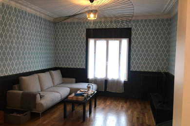 Réalisation d'un salon.