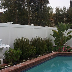 6' White Privacy - Products