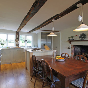 Handmade In-Frame Kitchen in Old White