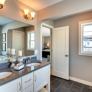 Dark Bathroom Floors | Houzz