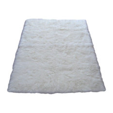 Snowy White Polar Bear Rectangle Sheepskin Faux Fur Rug Snowy White Polar Bear Rectangle Sheepskin Faux Fur Rug 28x43 By Walk On Meexcellent Quality