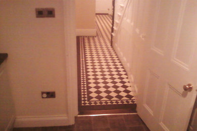 Black and White Victorian Floor