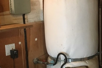 Tankless  Water Heater Install Before Photo