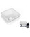 Eden 18" Undermount Fireclay Bar Prep Sink, Crisp White and Care Kit