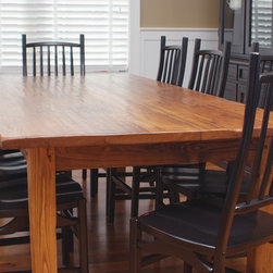 Antique Wormy Chestnut Farmhouse Dining Table - Furniture