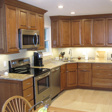 After pictures Cherry Raised Panel
