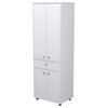 Inval Kitchen Storage Cabinet/Pantry in White