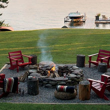 Landscaping -- Seating Area, Firepits