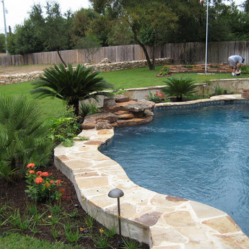 Backyard Putting Green and Pool