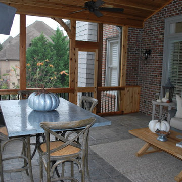 Hoover, AL, Custom Screened Porch in Greystone