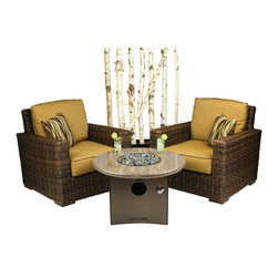 32" Mini Tropical Gas Fire Pit Table - Products