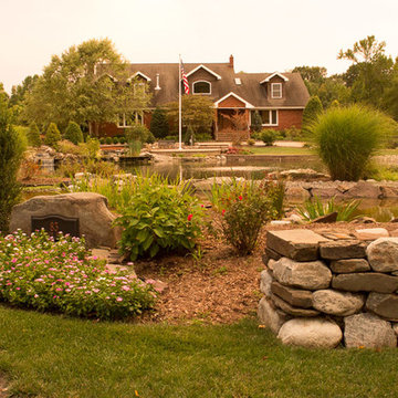 Backyard Landscaping with Water Features