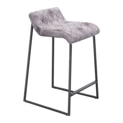 Zuo Father Counter Stool Vintage White - Bar Stools And Counter Stools