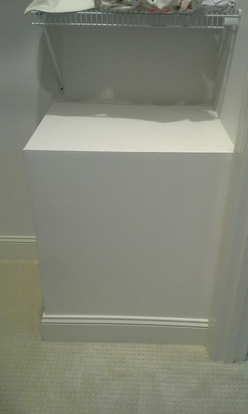 Massive Air Return Box in Closet