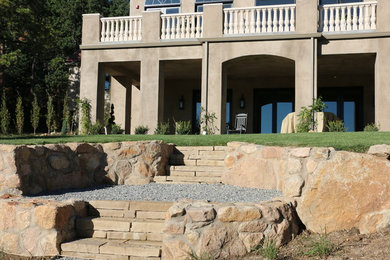 Design ideas for a mediterranean full sun landscaping in Other.