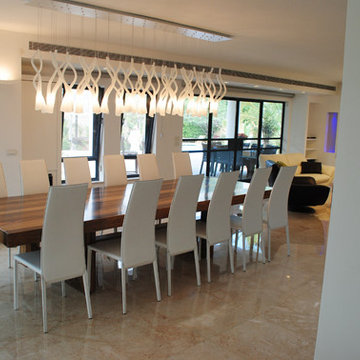 CONTEMPORARY CHANDELIER - HAND BLOWN GLASS PENDANT LIGHTING