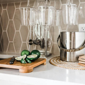 Built-In Wet Bar + Storage