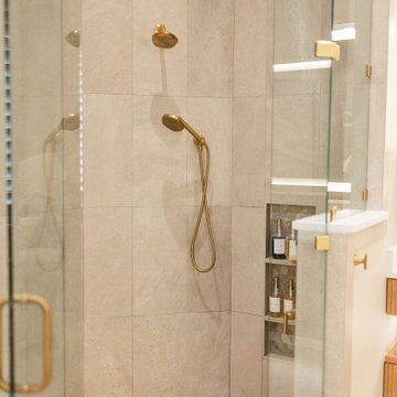 Lux Modern Spa Master bathroom