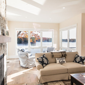 Family Room Overlooking the water