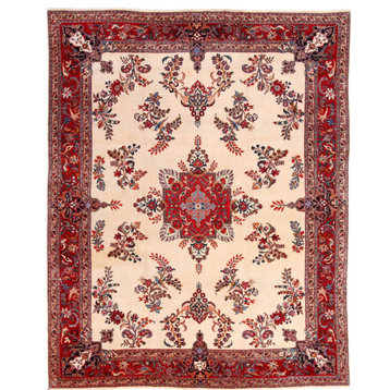 Persian Rug Tabriz 12'4"x9'7" Hand Knotted